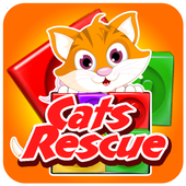Cats Rescue - Puzzle Game Free icon