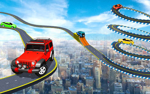 Jeep Stunt Driving Game 3D: Racing Stunt 2021 screenshot 3