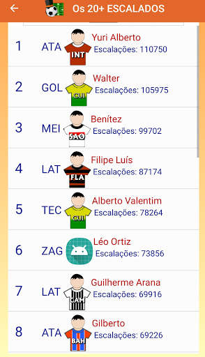Escala Cartola screenshot 7
