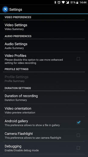 Background Video Recorder (free) screenshot 3