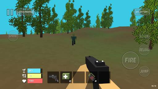 Zombie Craft - Free Shooting Game screenshot 2