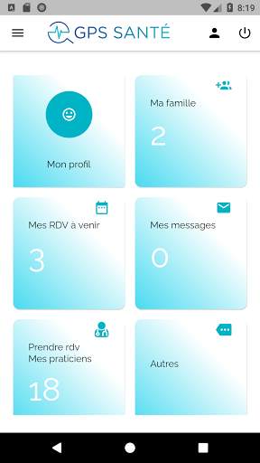 GPS Santé RDV médicaux et téléconsultation screenshot 1