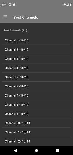 Wifi scan and analyzer screenshot 4