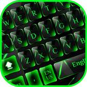 Green Black Glass keyboard on 9Apps