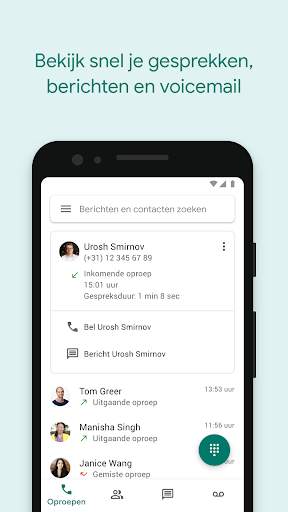 Google Voice screenshot 1
