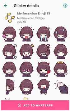 Menhera chan Stickers screenshot 8