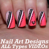 Nail Art Designs Step by Step VIDEOs Latest App icon