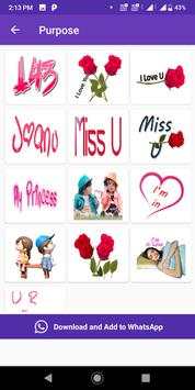 Free WASticker App Lovely Sticker for WhatsApp screenshot 5