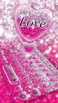 Pink Glitter Love Heart screenshot 3