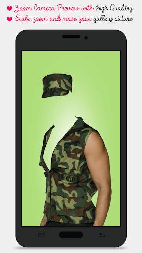Army Suit Photo Montage скриншот 1