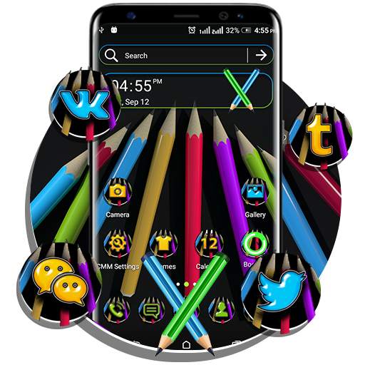 Colorful Pencil Theme Launcher 1.3.1