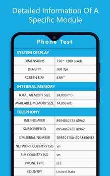 Phone Tester - Hardware Test & Device Information скриншот 2