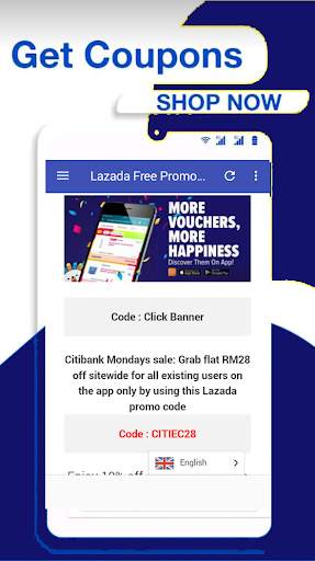 Coupons for Lazada & Promo codes screenshot 1