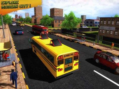 Sopir Bus Sekolah Tinggi: Bus Transport Game screenshot 11