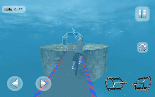 Underwater Bicycle Racing Tracks : BMX Games USA screenshot 1