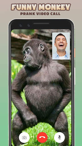 Funny Monkey Prank Video Call screenshot 3