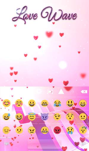 Love Wave Keyboard & Wallpaper स्क्रीनशॉट 4