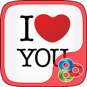 I Love You GO Launcher Theme icon