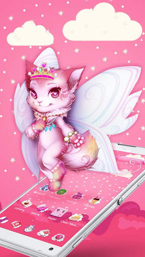 Taffy Angel Cat Theme screenshot 1