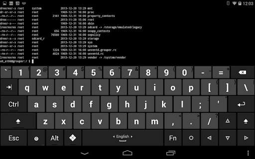 Hacker's Keyboard скриншот 8