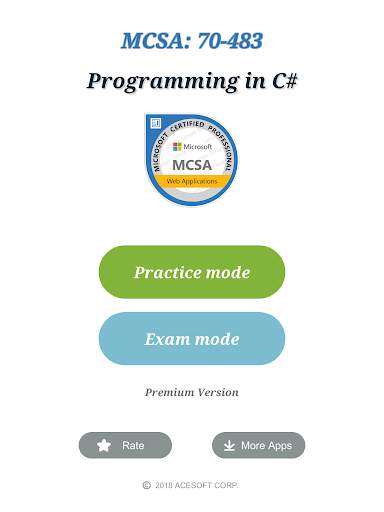 MCSA: Web Applications 70-483 Exam screenshot 7