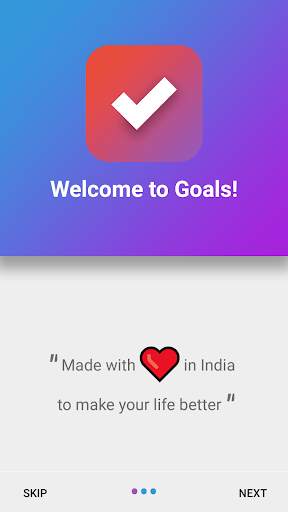 Goals : A Todo App screenshot 1