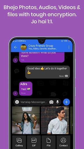 Vartalap: Indian Messenger & Video Calling App screenshot 8