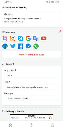 Funny notification screenshot 1
