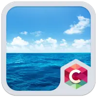 Blue Water Theme C Launcher