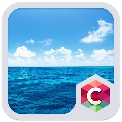 Blue Water Theme C Launcher 4.8.8