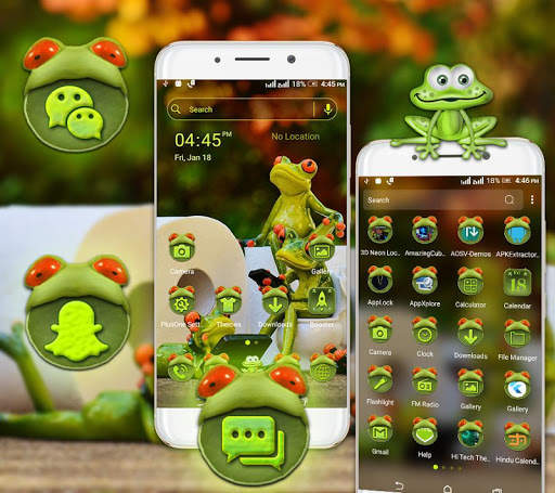 Cute Frog Launcher Theme screenshot 5