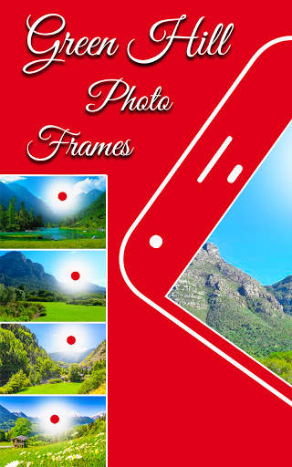 Green hill photo frame editor screenshot 1