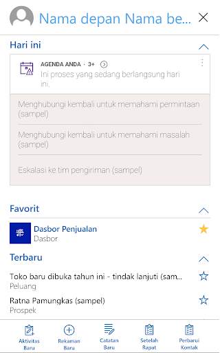 Dynamics 365 for Phones screenshot 1