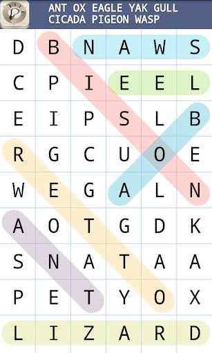 शब्द खोजें - Word Search स्क्रीनशॉट 3