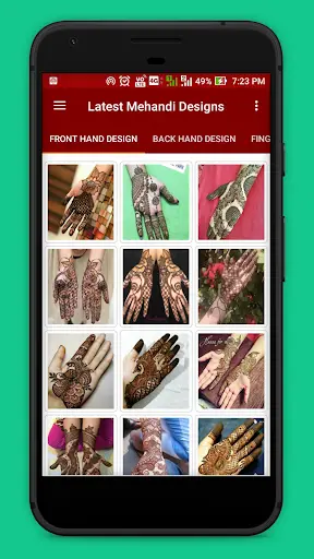 Latest Mehandi Designs स्क्रीनशॉट 3