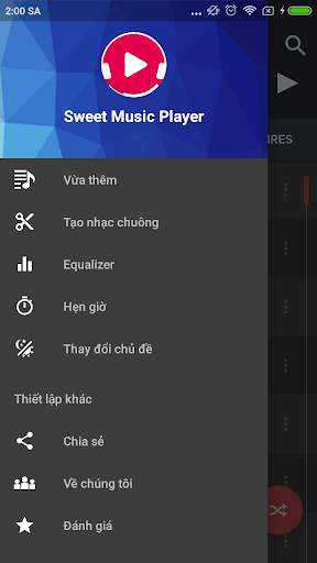 Sweet Music Player screenshot 1