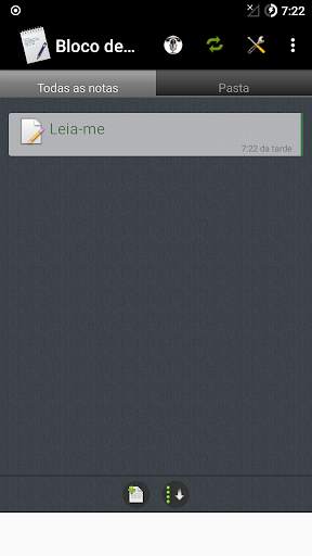Bloco de notas screenshot 4