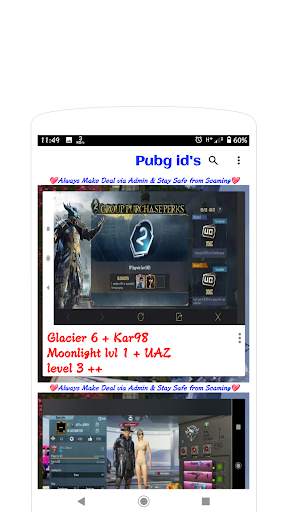 Pbg id sell App - Uc Sell App screenshot 2