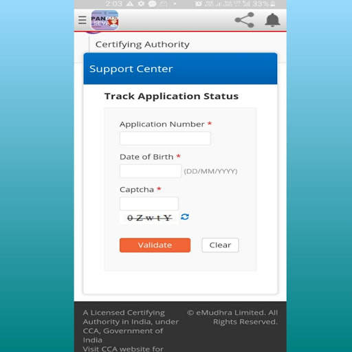 Pan Card Seva - Apply, Status, Track स्क्रीनशॉट 2