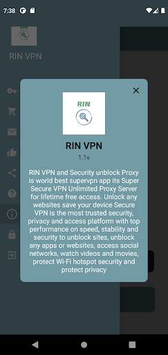 RIN VPN screenshot 3
