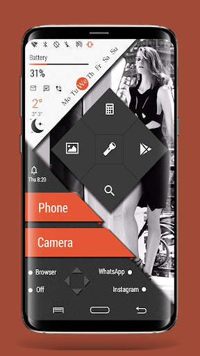 Тема Rhombus для Total Launcher screenshot 6