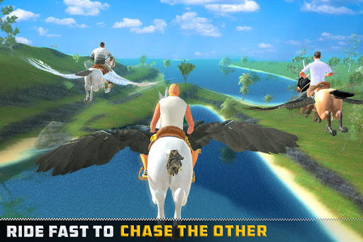 Flying Unicorn Racing 3D screenshot 3