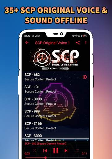 SCP Original Voice Offline screenshot 3