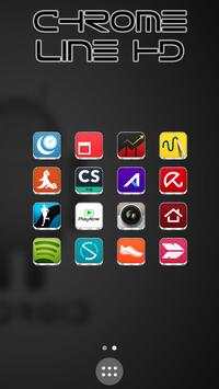 Chrome Line Lite - Icon Pack screenshot 1