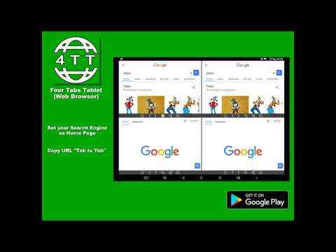 Four Tabs Tablet (free web browser) screenshot 1