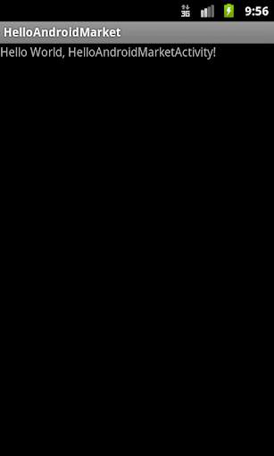 Hello Android Market screenshot 1