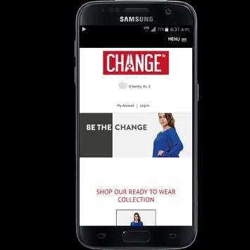 CHANGE screenshot 1