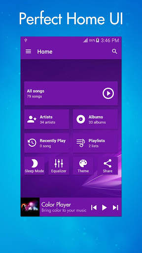Color Player - Free MP3 Player screenshot 2