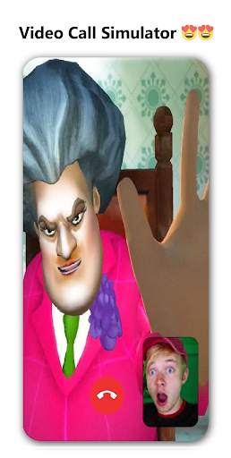 Scary Techer 📱 Video Call   Chat & talk screenshot 1