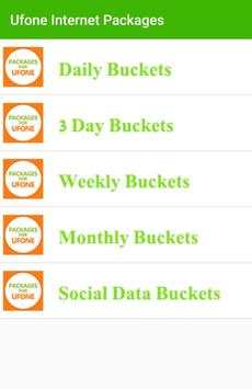 Ufone Internet Packages 2018 screenshot 2
